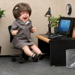 Crying Office Child
