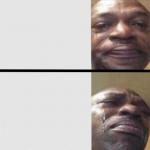Black Man Crying meme