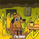 This is fine meme