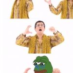 PPAP is cri | DEAD MEMES; PEPE CRYING | image tagged in ppap is cri | made w/ Imgflip meme maker