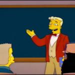 Simpsons Monorail Chalkboard