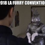 Bunny man | 2018 LA FURRY CONVENTION | image tagged in bunny man | made w/ Imgflip meme maker
