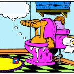 Garfield In Toilet meme