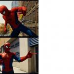 Spider-Man Drake meme