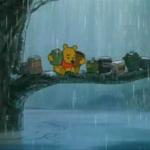 Winnie the Pooh Raining