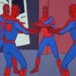 4 Spiderman Mirror meme
