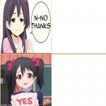 Anime No/yes meme