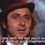 Willy Wonka Pure Imagination meme