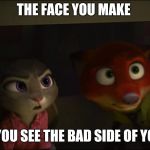 Beware of YouTube | THE FACE YOU MAKE; WHEN YOU SEE THE BAD SIDE OF YOUTUBE | image tagged in judy hopps and nick wilde disgusted,zootopia,judy hopps,nick wilde,funny,memes | made w/ Imgflip meme maker