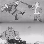 Fallout Power Fist meme