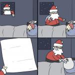 Letter to Murderous Santa meme