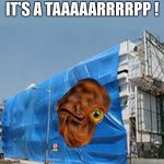 He's right. It's a Tarp. | IT'S A TAAAAARRRRPP ! | image tagged in it's a tarp | made w/ Imgflip meme maker