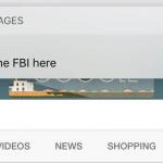 dad text why is the fbi here