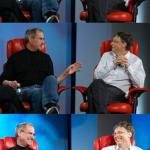 Steve Jobs and Bill Gates meme