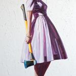 Woman with axe