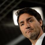 Justin Trudeau smugly smirking