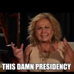 Rosanne | THIS DAMN PRESIDENCY | image tagged in rosanne | made w/ Imgflip meme maker