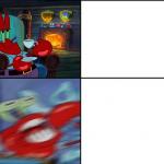 Krabs tea and blur meme