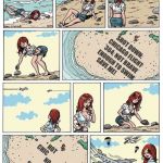 Now that's using your brain | SHOT DOWN; CHICAGO FLIGHT 364; NOT BRAVE ENOUGH TO SWIM; SAVE ME! HOT; CHIC; SAVE ME! NO    BRA | image tagged in esther verkest's help sign blank,memes | made w/ Imgflip meme maker