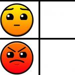 geometry dash difficulty faces meme