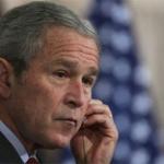 George W. Bush left-handed phone 001 meme