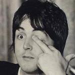 Paul McCartney Flip Off