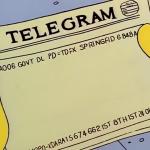 Telegrama de Los Simpson