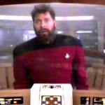 Riker from Borg controlled universe