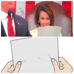 What was Pelosi reading? meme