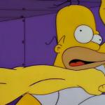 Punching Homer Simpson