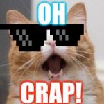 Wow | OH CRAP! | image tagged in wow | made w/ Imgflip meme maker