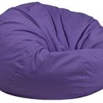 Purple bean bag chair