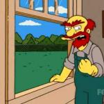 Groundskeeper Willie from the simpsons meme