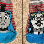 Thomas the tank engine socks