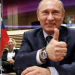 Putin thumbs up