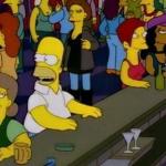 Homer Simpson Gay Bar