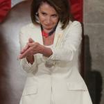 Clapping Speaker Nancy Pelosi