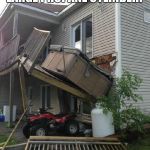 Um, I think you are missing the big picture. | WHO NEEDS SUCH A LARGE PROPANE CYLINDER? | image tagged in home improvement fail,big picture,hot tub fail,epic fail,do it yourself | made w/ Imgflip meme maker