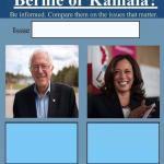 Bernie or Kamala