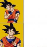 Goku drake meme