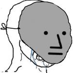 Crying Wojaj NPC Mask Meme Generator - Imgflip