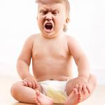Donald Trump infant in wet diaper