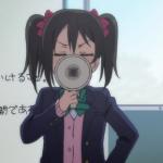 Anime girl yelling