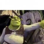 Shrek opens the door