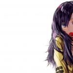 LUSCIOUS Anime Brunette - Strawberry in mouth template