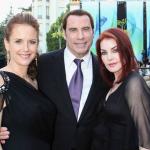 John Travolta, Priscilla Presley, Lisa-Marie Presley