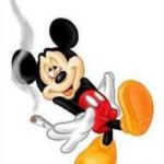 mickey loves weed | because i got high | image tagged in mickey loves weed | made w/ Imgflip meme maker