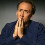 Nic Cage's 'Contemplating' face meme
