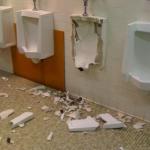 Urinal Destroyed