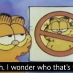 Garfield wonders meme